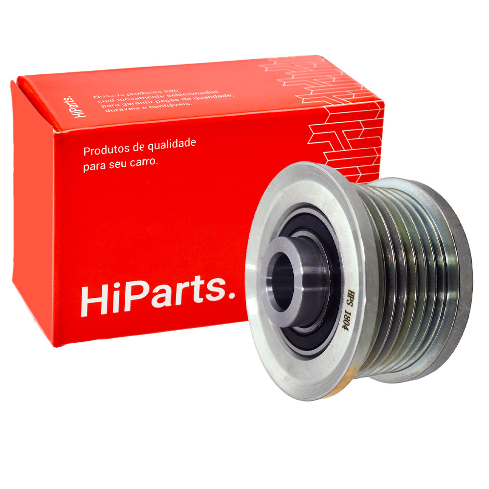 POLIA ALTERNADOR BOSCH ROSCA 16MM ENCAIXE ESTRIADO HILUX 2.5 2.8 3.0 2004/.. SW4 2.8 3.0 2004/.. RANGER 2.2 3.2 2013/.. TRANSIT 2.2 2.4 2008/.. HR 2.5 2013/..