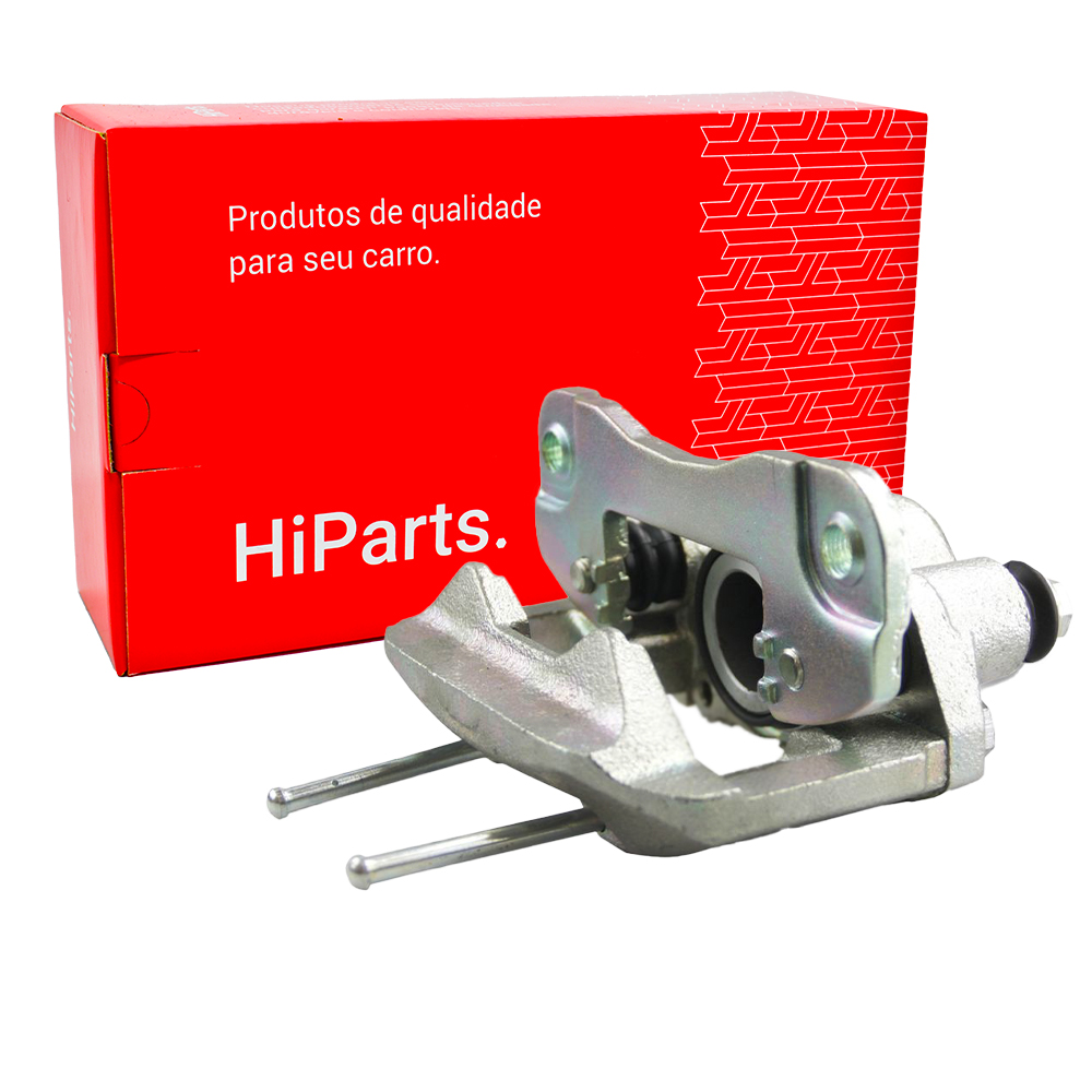 PINÇA FREIO DIANTEIRO ESQUERDO COM CAVALETE 1 PISTÃO L200 GL/GLS 2.5 1996/2002 L300 2.5 1999/2002